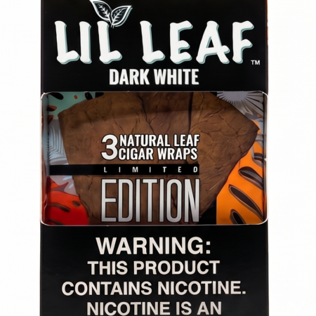 LIL LEAF DARK WHITE - 3 FOR $2.99 - 10/3 PK