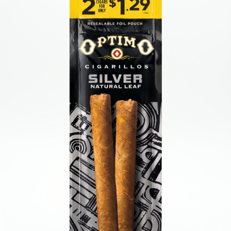 OPTIMO - SILVER - 2 FOR $1.29 - 30CT