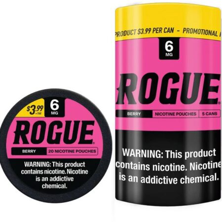 ROGUE - BERRY - 6MG - $3.99 - 5PK