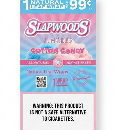 SLAPWOODS SINGLE COTTON CANDY - 99C - 20CT