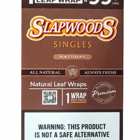 SLAPWOODS SINGLE NATURAL - 99C - 20CT