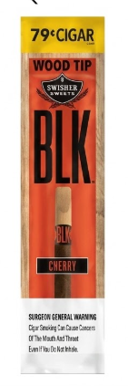 SS Blk Cherry Wood Tip - 79C - 20Ct