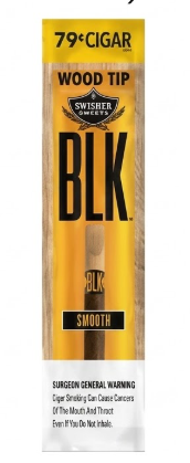 SS Blk Smooth Wood Tip - 79C - 20Ct