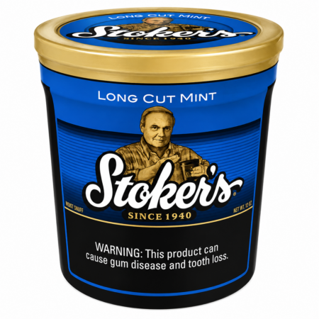 Stoker Long Cut Mint Tub - 12Oz