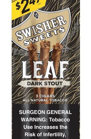 SS LEAF - DARK STOUT - $2.49 - 10/3PK