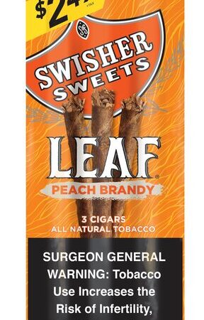 SS LEAF - PEACH BRANDY - $2.49 - 10/3PK