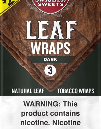 SS LEAF WRAPS - DARK - 3 FOR $2.79 - 10/3 PK