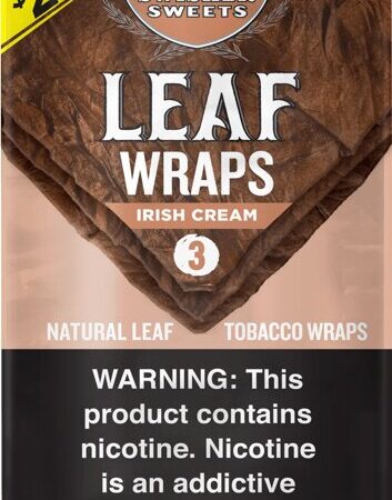 SS LEAF WRAPS - IRISH CREAM - 3 FOR $2.79 - 10/3 PK