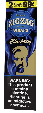 Zig Zag Wraps - Blueberry - 2 For 99C - 25Ct