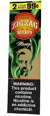Zig Zag Wraps - Mango - 2 For 99C - 25Ct