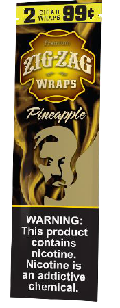 Zig Zag Wraps - Pineapple - 2 For 99C - 25Ct