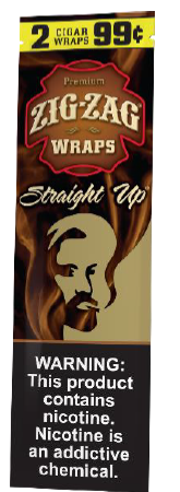 Zig Zag Wraps - Straight Up- 2 For 99C - 25Ct