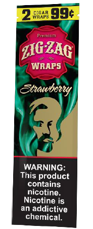 Zig Zag Wraps - Strawberry - 2 For 99C - 25Ct