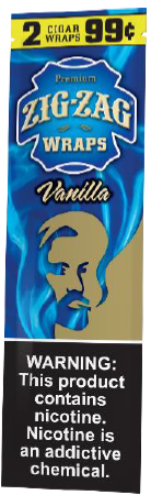 Zig Zag Wraps - Vanila - 2 For 99C - 25Ct