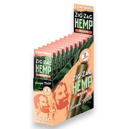 Zig Zag Hemp Wraps - Georgia Fields - 25Ct