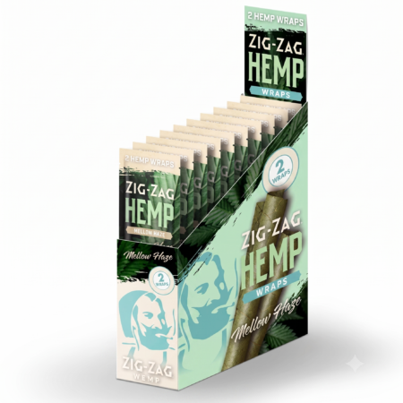 Zig Zag Hemp Wraps - Mellow Haze - 25Ct