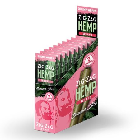 Zig Zag Hemp Wraps - Summer Slice - 25Ct