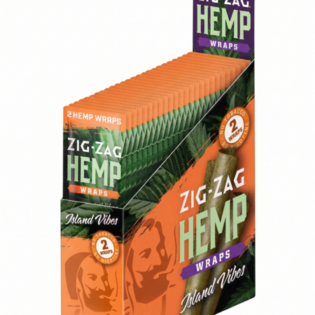 Zig Zag Hemp Wraps - Island Vibes- 25Ct
