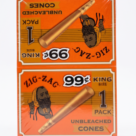 Zig Zag - Unbleached Cone - king - 1Pk - 24Ct - 99C