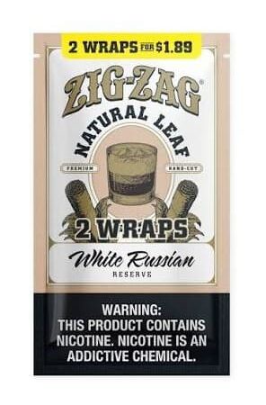 Zig Zag Leaf - White Russian - 2 For $1.89 - 10Ct