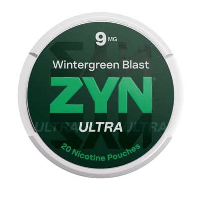 ZYN ULTRA - WINTERGREEN BLAST - 9MG - 5CT